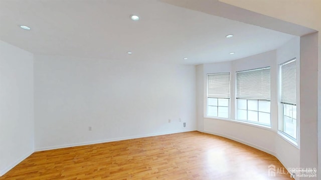 28 Elm St, East Brunswick, NJ 08816 - unfurnished room featuring light wood-type flooring and recessed lighting