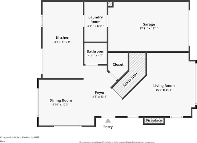 41 Haymarket Ct, East Windsor, NJ 08512 - view of property floor plan