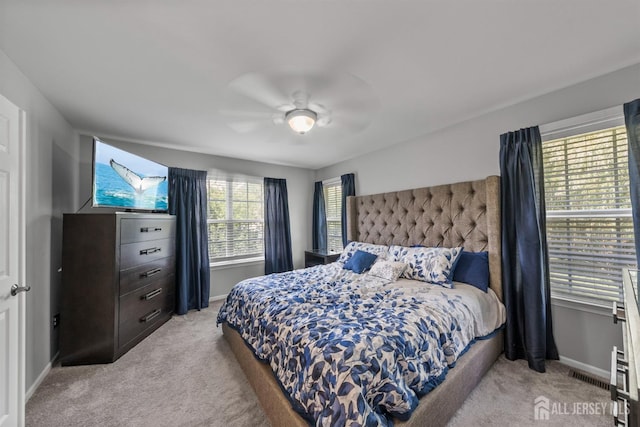 41 Haymarket Ct, East Windsor, NJ 08512 - bedroom with carpet flooring and a ceiling fan