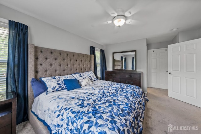 41 Haymarket Ct, East Windsor, NJ 08512 - carpeted bedroom featuring multiple windows and ceiling fan