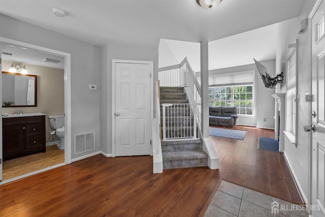 41 Haymarket Ct, East Windsor, NJ 08512 - unfurnished bedroom with wood finished floors and ensuite bathroom