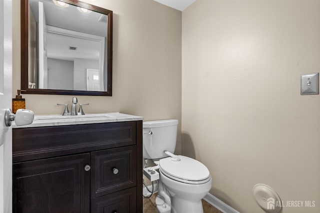 41 Haymarket Ct, East Windsor, NJ 08512 - half bathroom with vanity and toilet