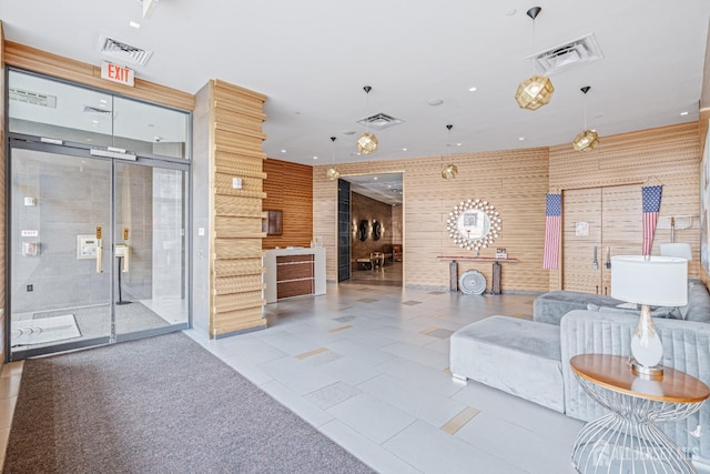 110 Somerset St Unit 2114, New Brunswick, NJ 08901 - community lobby with recessed lighting