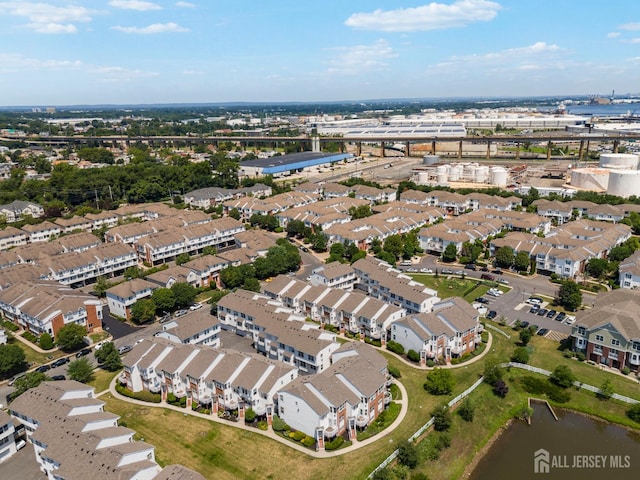 816 Harbortown Blvd Unit 816, Perth Amboy, NJ 08861 - aerial view of property and surrounding area with a nearby body of water and nearby suburban area