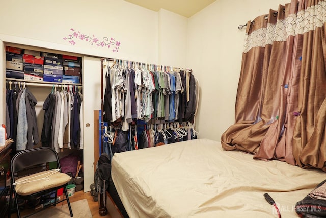 440 Bruck Ave, Perth Amboy, NJ 08861 - bedroom featuring wood finished floors and a closet