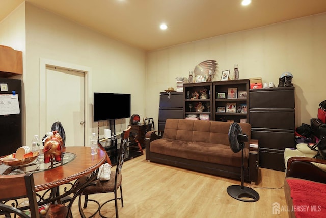 440 Bruck Ave, Perth Amboy, NJ 08861 - living room featuring light wood finished floors and recessed lighting