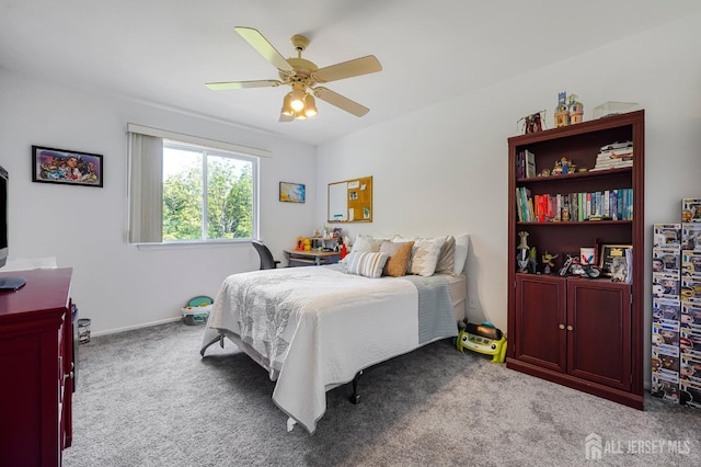 30 Forest Garden Dr, Old Bridge, NJ 07747 - bedroom with carpet and a ceiling fan