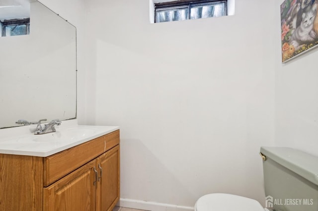 9 Merion Dr, Manalapan, NJ 07726 - half bathroom with toilet and vanity
