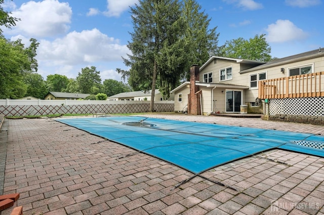 9 Merion Dr, Manalapan, NJ 07726 - view of pool with a patio area