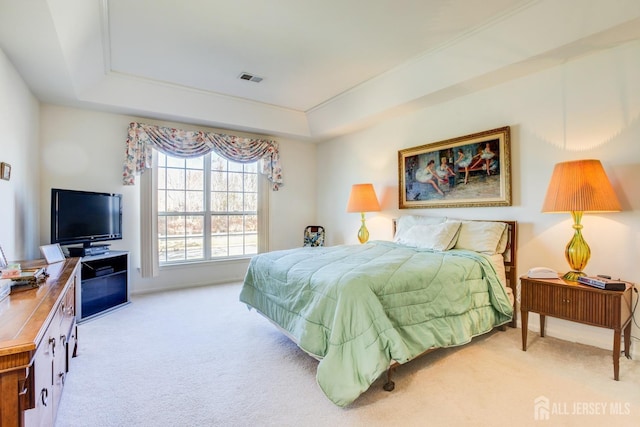 543 Waterside Blvd, Monroe, NJ 08831 - carpeted bedroom with a raised ceiling and baseboards