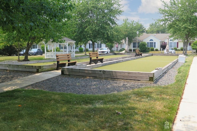 543 Waterside Blvd, Monroe, NJ 08831 - view of community with a game area, a residential view, and a lawn
