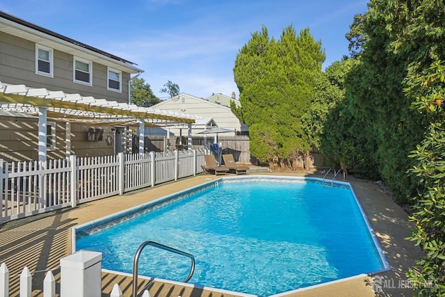 522 Hancock St, Middlesex, NJ 08846 - view of swimming pool featuring a pergola and a patio