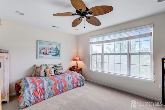 56 Kings Mill Rd, Monroe, NJ 08831 - bedroom with carpet, baseboards, and ceiling fan