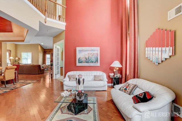 56 Kings Mill Rd, Monroe, NJ 08831 - living area with wood finished floors