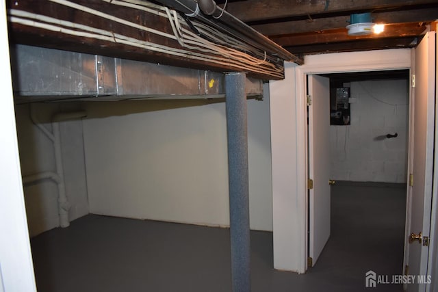 12 Juniper St, Metuchen, NJ 08840 - view of unfinished basement