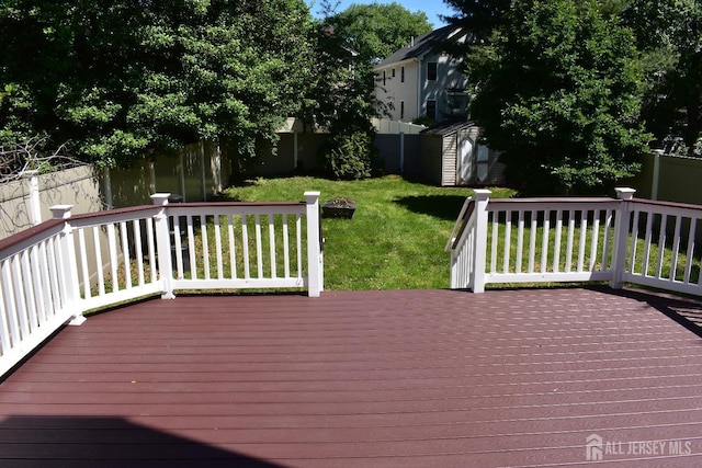 12 Juniper St, Metuchen, NJ 08840 - view of wooden deck
