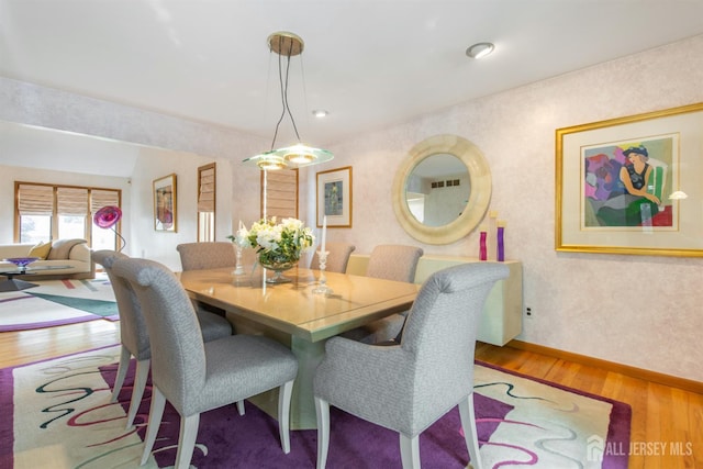 13 Clinton Ave, Edison, NJ 08820 - dining area featuring baseboards and wood finished floors