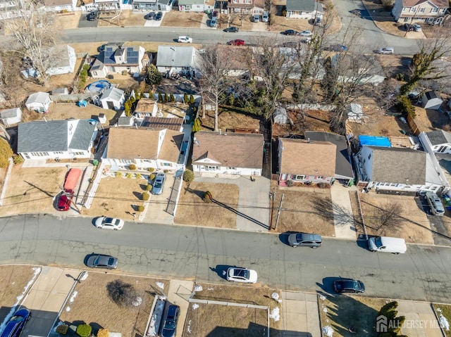 birds eye view of property featuring a residential view