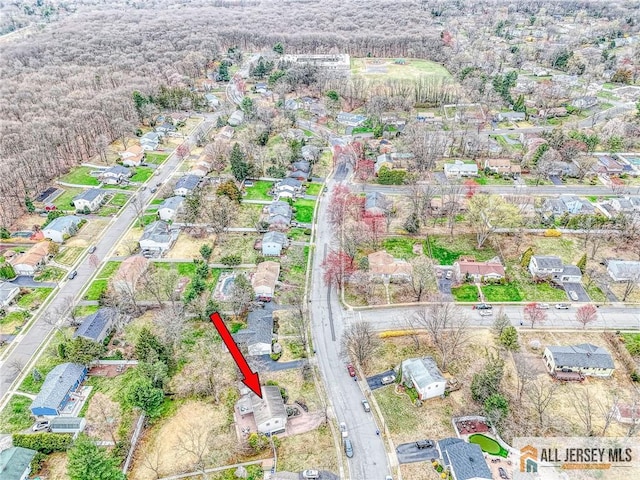 view of property location with nearby suburban area