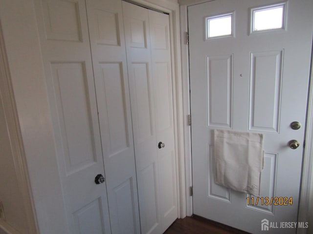 view of closet