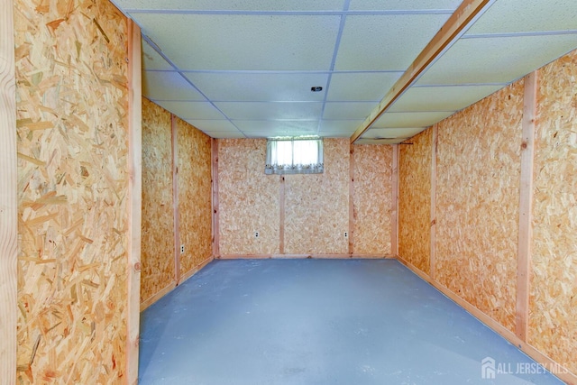 21 Princeton Rd, Old Bridge, NJ 08859 - basement with a drop ceiling
