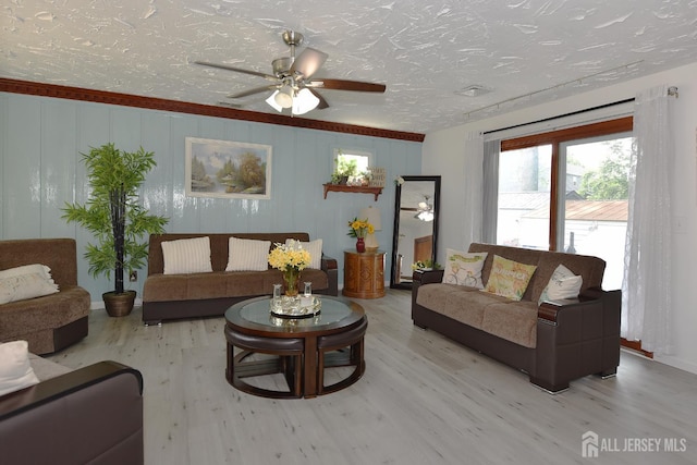 100 Woodland Ave, Fords, NJ 08863 - living room with a ceiling fan and wood finished floors