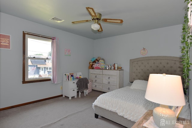 100 Woodland Ave, Fords, NJ 08863 - carpeted bedroom featuring baseboards and a ceiling fan