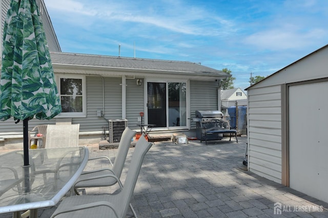 100 Woodland Ave, Fords, NJ 08863 - view of patio with outdoor dining space and area for grilling