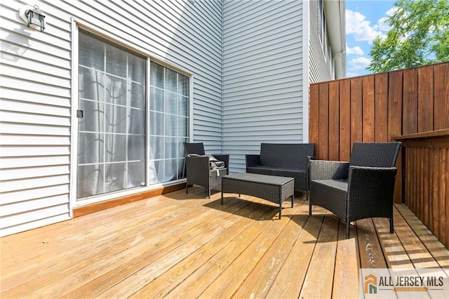 11 Rondell Ln, South Amboy, NJ 08879 - wooden deck featuring outdoor lounge area