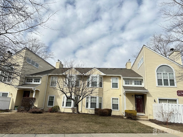 158 Mill Run, Hightstown, NJ 08520 - view of property with a chimney