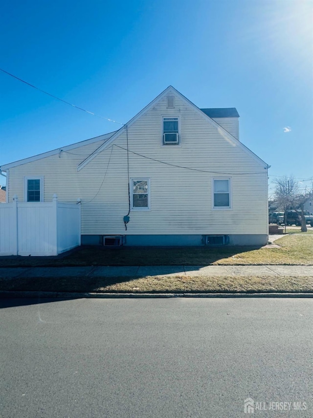 view of side of property