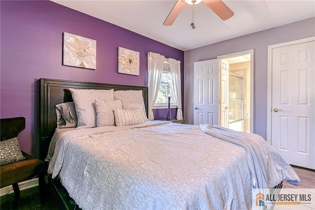 35 Outcalt Rd, Edison, NJ 08817 - bedroom featuring ceiling fan and ensuite bath