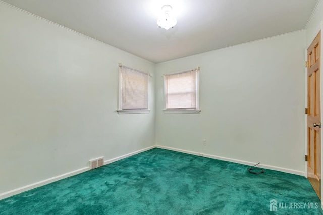 2347 Linden Ave, South Plainfield, NJ 07080 - carpeted spare room with baseboards and crown molding