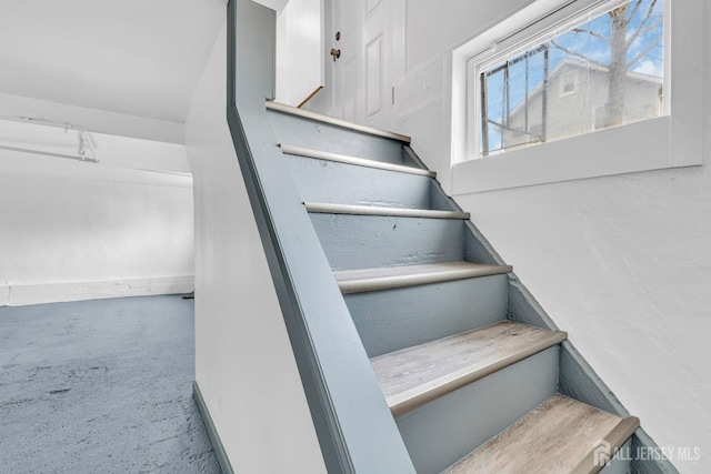 view of staircase