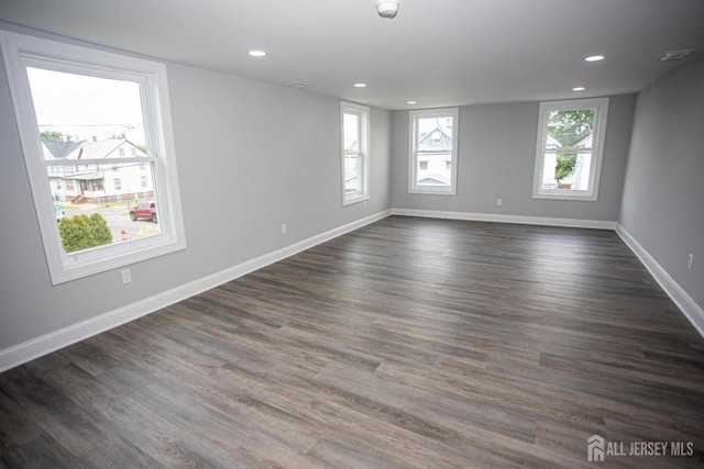 20 Prentice Ave, South River, NJ 08882 - empty room featuring recessed lighting and dark wood-style flooring