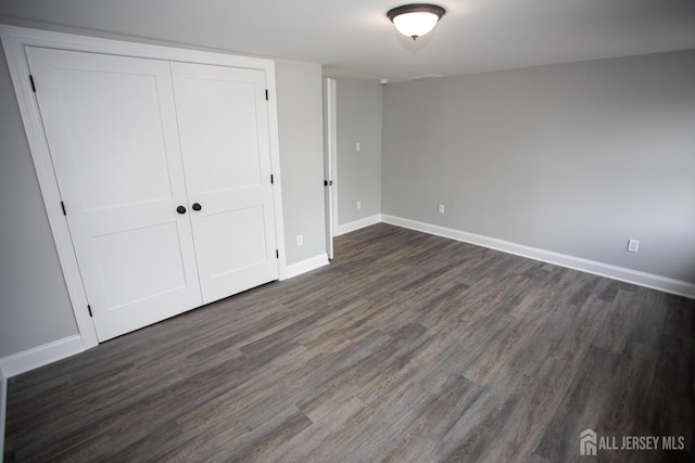 20 Prentice Ave, South River, NJ 08882 - unfurnished bedroom featuring dark wood-style floors and a closet