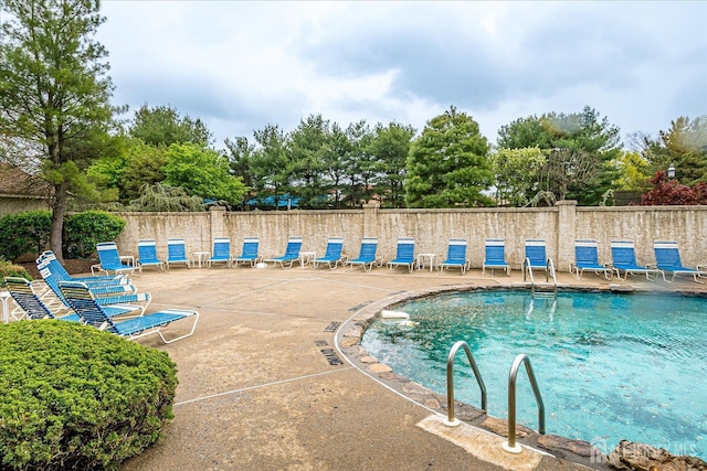 view of community pool