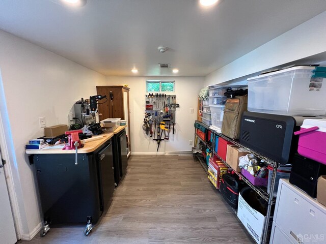 2 Gloucester Ct, East Brunswick, NJ 08816 - interior space with wood finished floors, visible vents, recessed lighting, light countertops, and baseboards