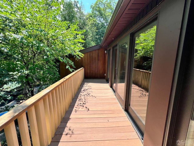 2 Gloucester Ct, East Brunswick, NJ 08816 - view of wooden deck