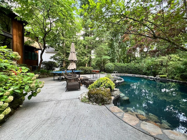 2 Gloucester Ct, East Brunswick, NJ 08816 - outdoor pool with a patio area