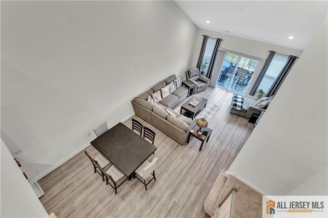 36 Aqueduct Blvd, Plumsted, NJ 08533 - living room with light wood finished floors and recessed lighting
