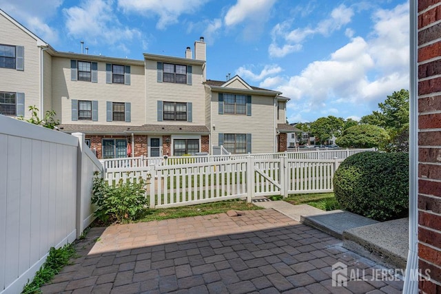47 Covington Ct, East Brunswick, NJ 08816 - view of patio / terrace with a fenced front yard