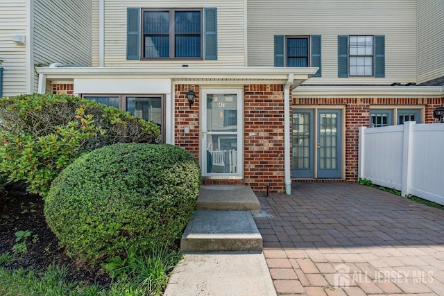47 Covington Ct, East Brunswick, NJ 08816 - property entrance featuring brick siding