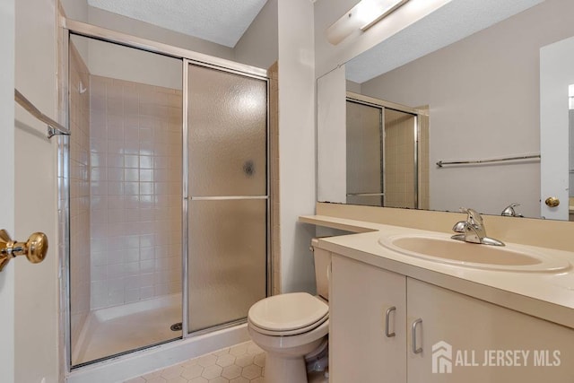 47 Covington Ct, East Brunswick, NJ 08816 - full bath with tile patterned flooring, a shower stall, and vanity