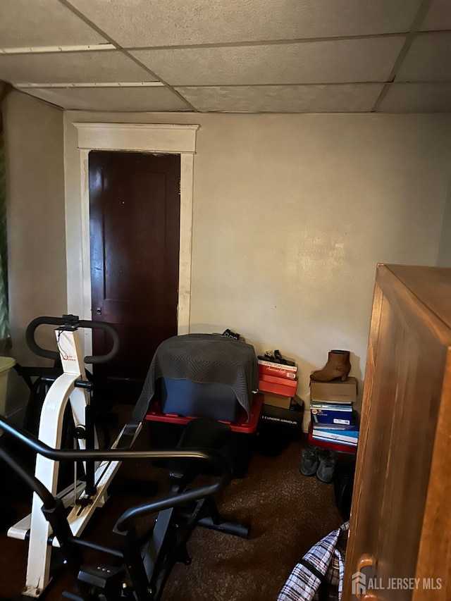 359 Parkway Ave, Trenton, NJ 08618 - office with a paneled ceiling