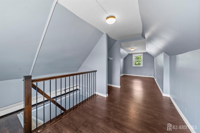 41 Guilden St, New Brunswick, NJ 08901 - bonus room featuring wood finished floors and vaulted ceiling
