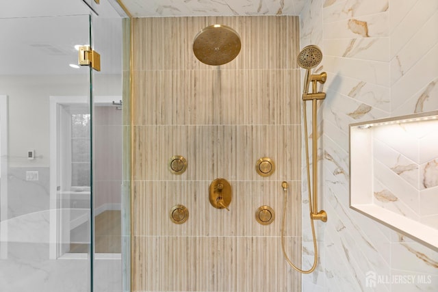 116 Hunt Dr, Princeton, NJ 08540 - bathroom with a tile shower