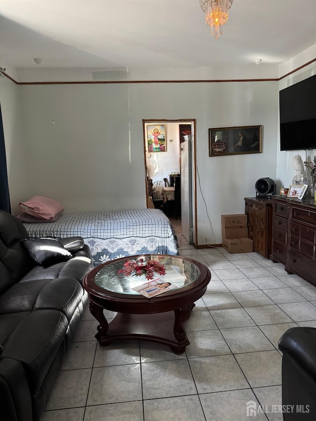 87-89 1st St, Perth Amboy, NJ 08861 - bedroom with light tile patterned flooring