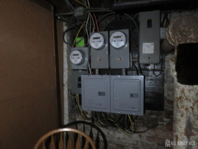 utility room with electric panel