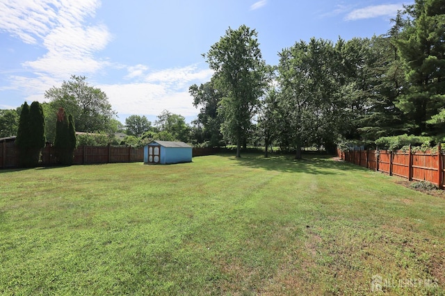 505 Runyon Ave, Piscataway, NJ 08854 - view of yard featuring a storage unit